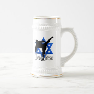 Caneca De Cerveja Judeu Jitsu