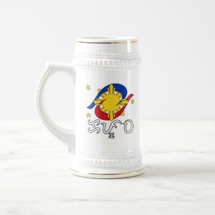 Caneca De Cerveja Kapwa (escrita Baybayin)