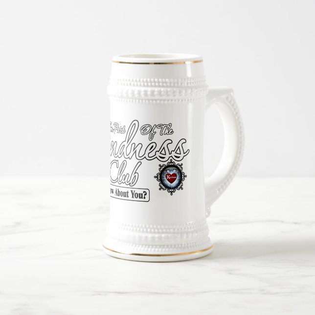 Caneca De Cerveja Kindness Club (Frente Esquerda)