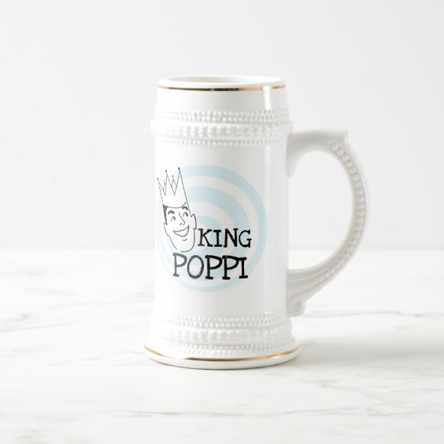 Caneca De Cerveja King Poppi T-shirts e presentes (Direita)