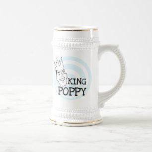 Caneca De Cerveja King Poppy T-shirts e Gifts