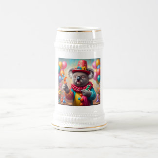 Caneca De Cerveja Koala Clown