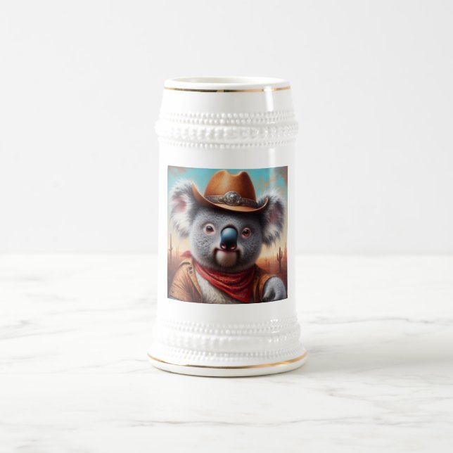 Caneca De Cerveja Koala Cowboy (Centro)