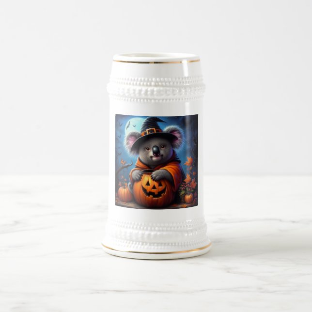 Caneca De Cerveja Koala Halloween Costume (Centro)