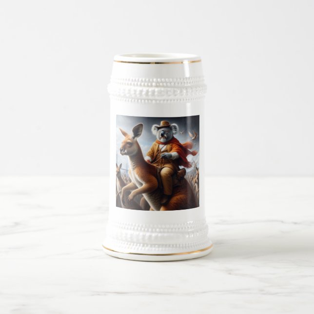 Caneca De Cerveja Koala Kangaroo Rider (Centro)