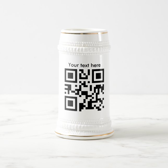 Caneca de cerveja/Krug (texto feito sob encomenda) (Centro)