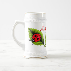 Caneca De Cerveja Ladybugs