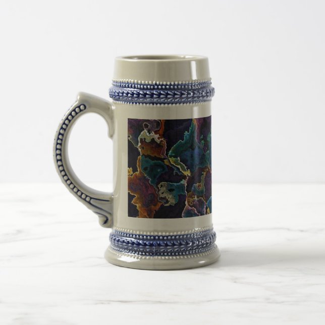 Caneca De Cerveja Lamas De Óleo (Esquerda)