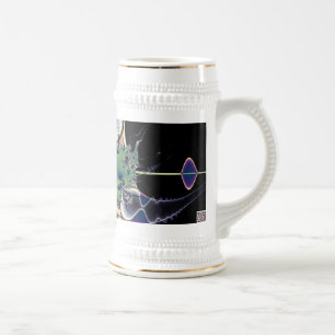 Caneca De Cerveja Lâmpada Roxa