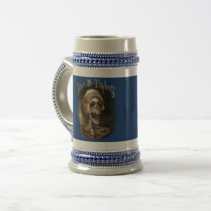 Caneca De Cerveja Lâmpadas de arrepio - Pirata de Esqueleto