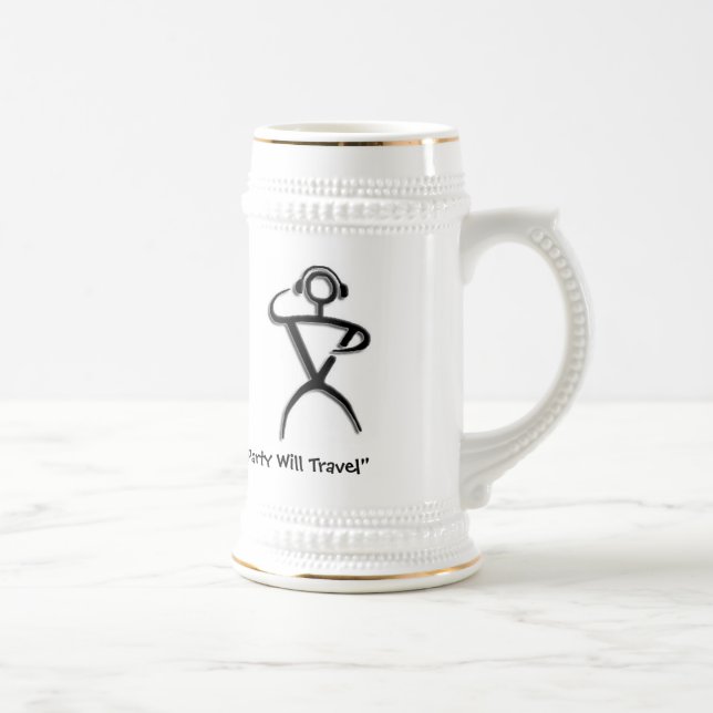 Caneca De Cerveja Lance a música do móbil do DJ Maui (Direita)