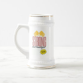 Caneca De Cerveja large white mug / Chope blanc