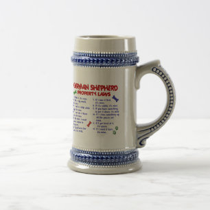 Caneca De Cerveja Leis 2 da propriedade do GERMAN SHEPHERD