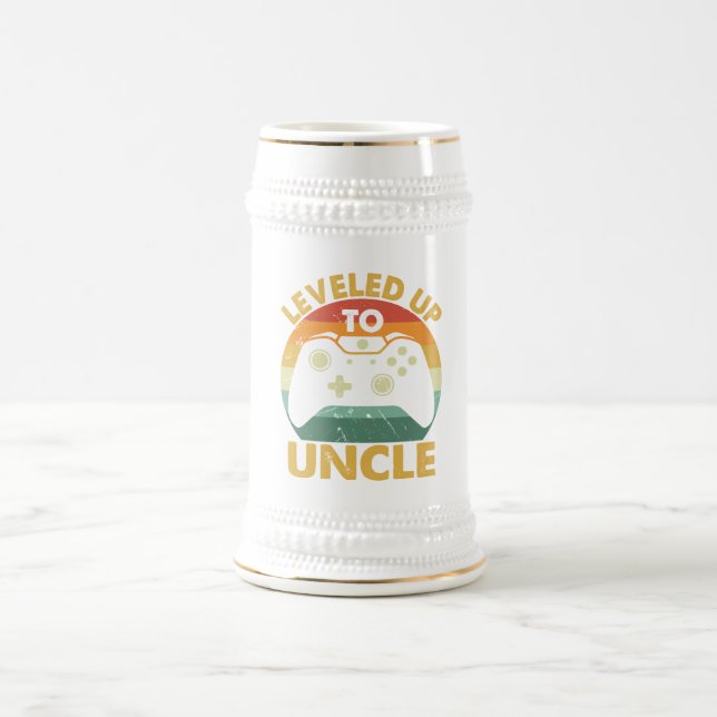 Caneca De Cerveja Leveled Up to Uncle (Centro)