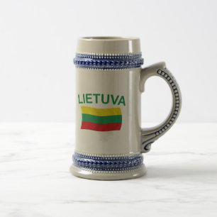 Caneca De Cerveja Lietuva (Lithuania) litros verdes
