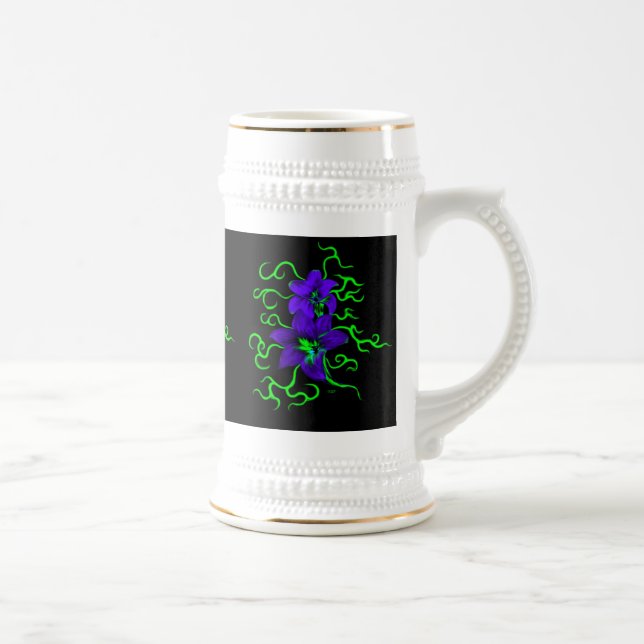 Caneca De Cerveja Lila Lilie Blume (Direita)