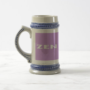 Caneca de cerveja Lilar branca Zen