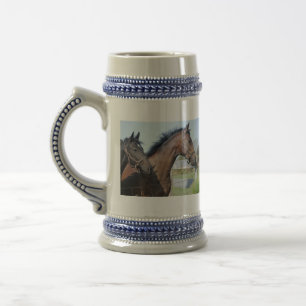 Caneca De Cerveja Linha de Acabamento de Corrida de Cavalo