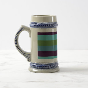 Caneca De Cerveja Listras de harmonia costeira