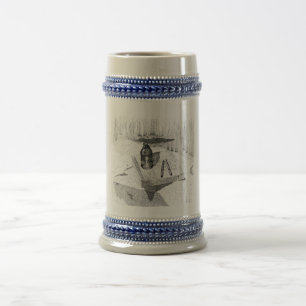 Caneca De Cerveja Livro e cerveja
