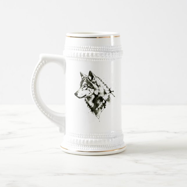 Caneca De Cerveja Lobo (Esquerda)