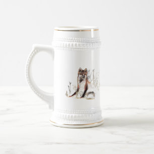Caneca De Cerveja Lobo de inverno