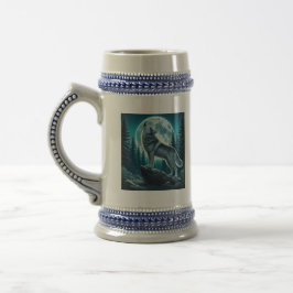 Caneca De Cerveja Lobo Uivando
