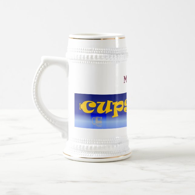 Caneca De Cerveja Logotipo do Cups Mart (Esquerda)