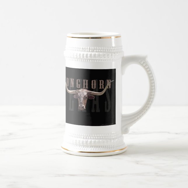 Caneca de cerveja Longhorn Head (Direita)