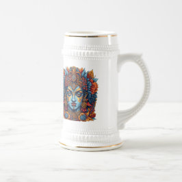 Caneca De Cerveja Lorde Krishna Mug: Sip na Serenidade Divina