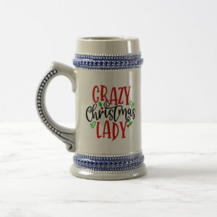 Caneca De Cerveja Louca Senhora de Natal-84654