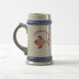 Caneca De Cerveja Luminous Heart Fish: Radiant  Latte Mug