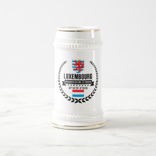Caneca De Cerveja Luxembourg