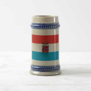 Caneca De Cerveja Luxembourg embandeira (de legis)