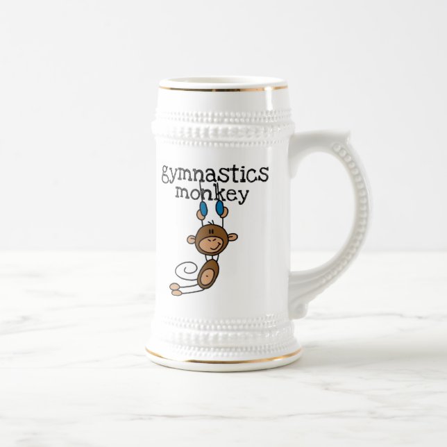 Caneca De Cerveja Macaco de Ginástica (Direita)