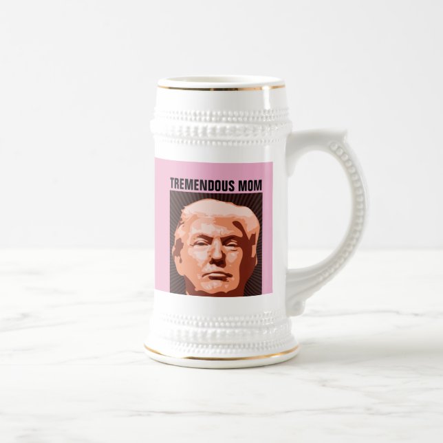 CANECA DE CERVEJA MÃE FORMIDÁVEL DONALD TRUMP (Direita)