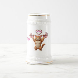 Caneca de Cerveja Mãe Gata de Academia Forte – Pre
