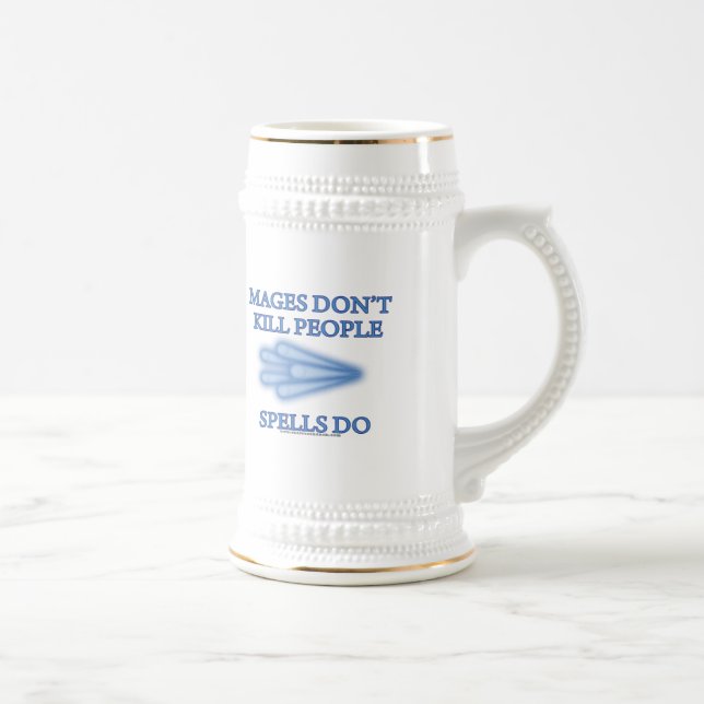 Caneca De Cerveja Mages não mata pessoas… (Direita)