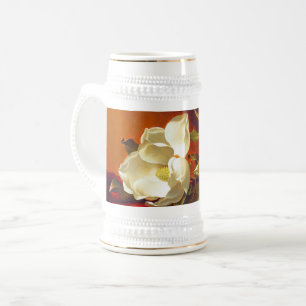 Caneca De Cerveja Magnolia em Red Velvet Martin Johnson Heade