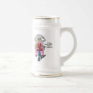 Caneca De Cerveja Mais problemas do que um Humor da Revista