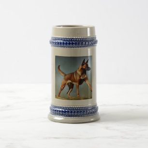 Caneca De Cerveja Malinois Shepherd Dog Belga