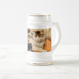 Caneca De Cerveja Mamãe e Seus Gatinhos