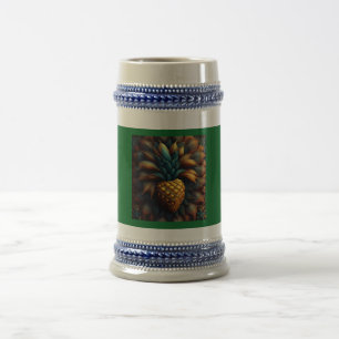 Caneca De Cerveja Mandelbrot Pineapple Fractal