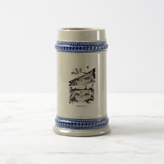 Caneca De Cerveja Manga Is My Life Anime Eyes Glitch Art