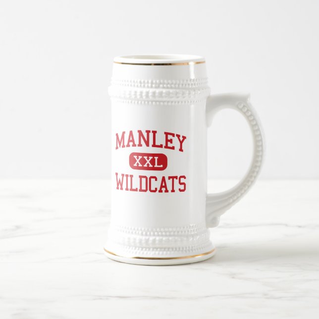 Caneca De Cerveja Manley - Wildcats - segundo grau - Chicago (Direita)