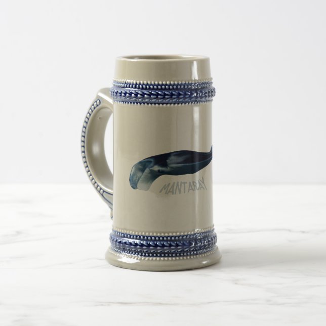 Caneca De Cerveja Manta Ray (Frente Esquerda)