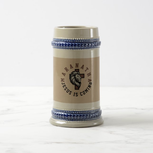 Caneca De Cerveja Maranata Jesus está vindo (Centro)