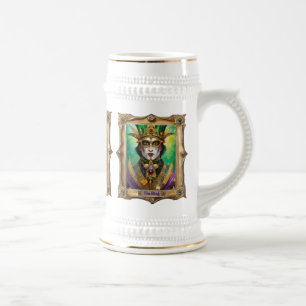 Caneca De Cerveja Mardi Gras Realm Retratos - O Rei