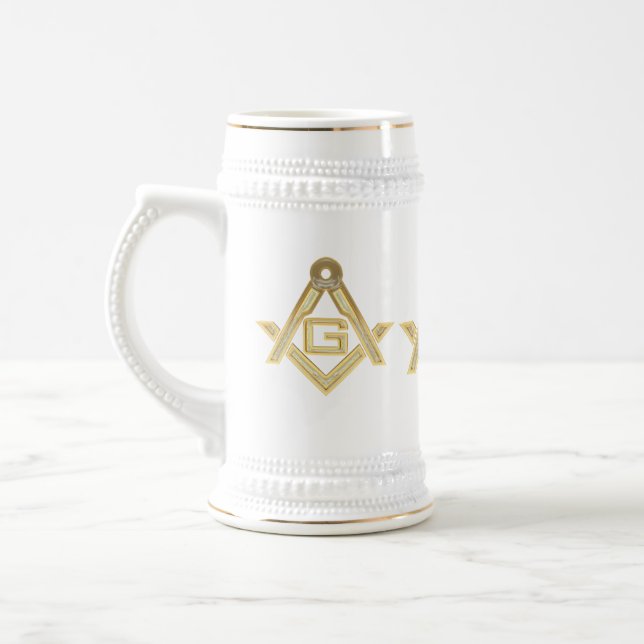 Caneca De Cerveja Masonic Ouro Rush (Esquerda)