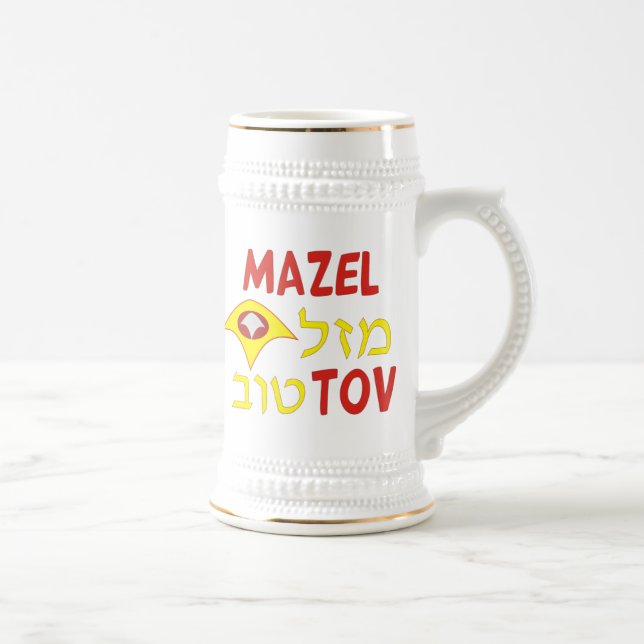 Caneca De Cerveja Mazal Tov (Direita)